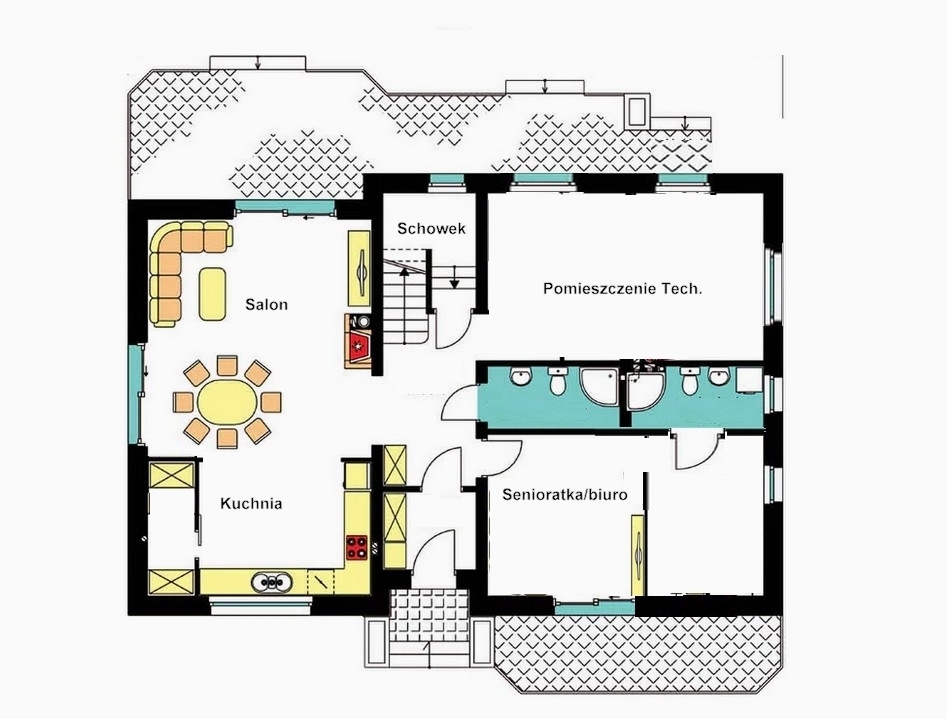 Dom Kozielec, Duża Działka, Stan Deweloperski