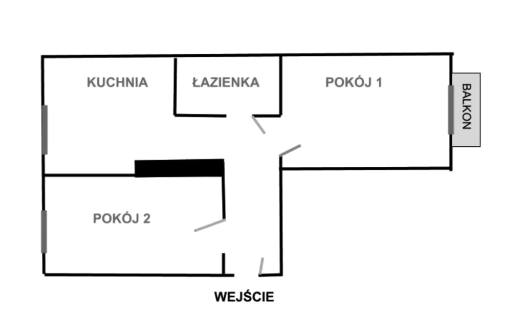 Mieszkanie 2 Pokojowe