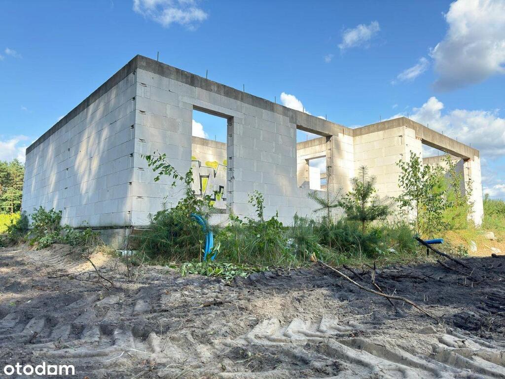 Białe Błota Działka 1816m2 + Dom 96m2 Stan Surowy