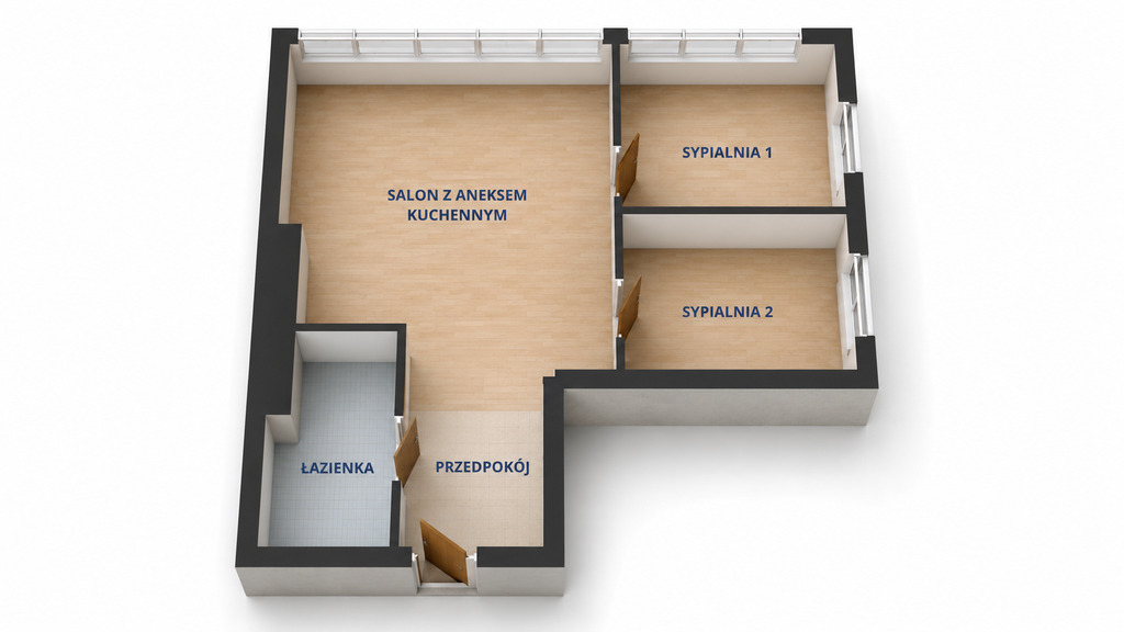 Apartament Premium 3 Pok. 55,49 M2 Olszynki Park
