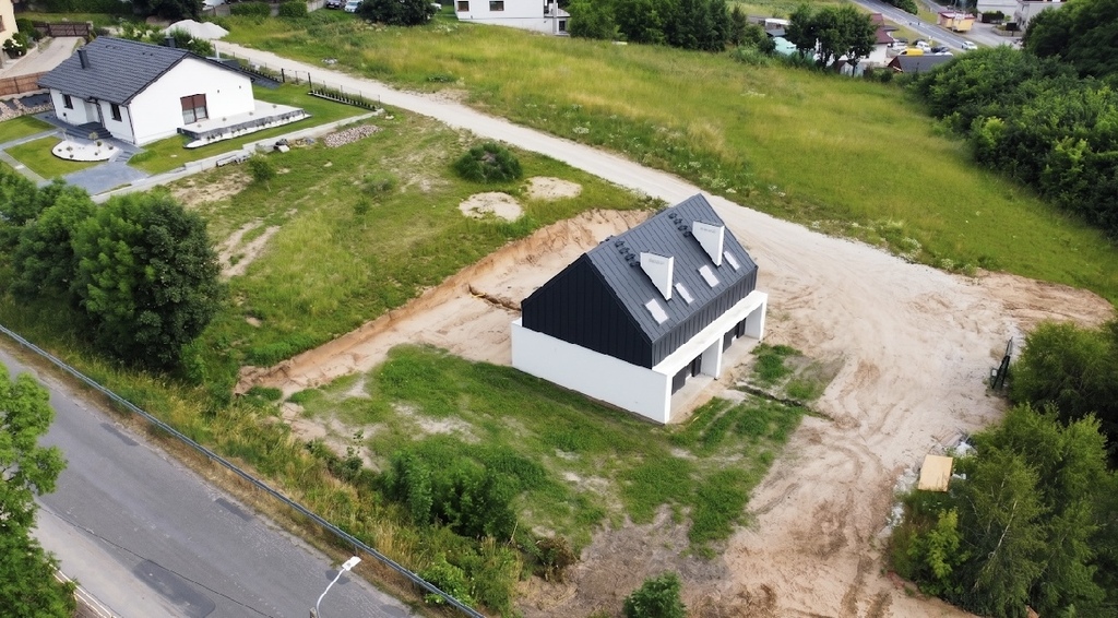 Nowoczesny Dom Bliźniak W żninie – 72m2