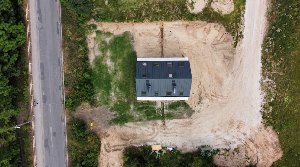 Nowoczesny Dom Bliźniak W żninie – 72m2